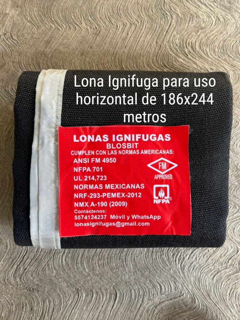 Lona Ignifuga para uso horizontal grado 2